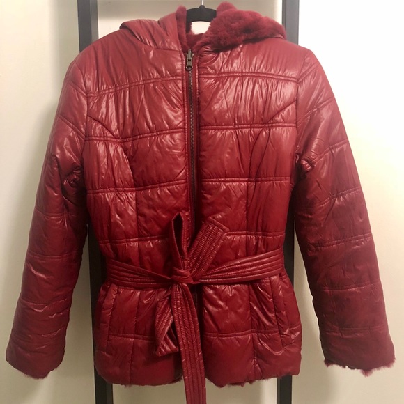 Reversible Rabbit Fur Coat - Picture 4 of 8